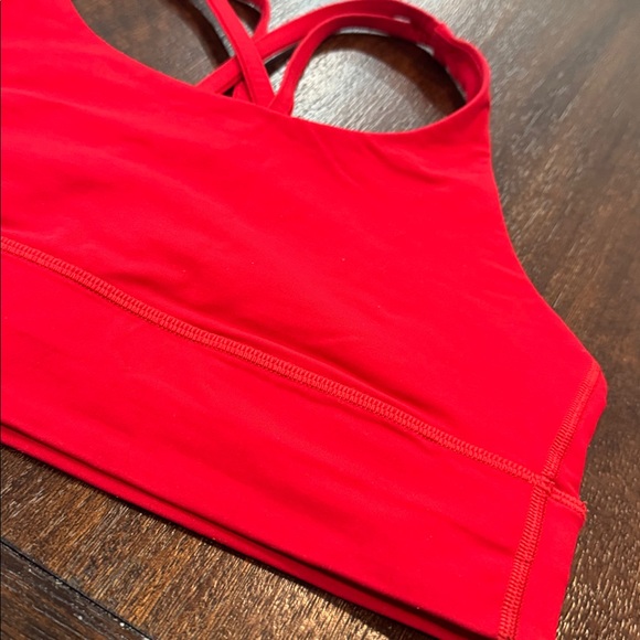 Lululemon Women's Red Sports Bra size 8 - Picture 3 of 10